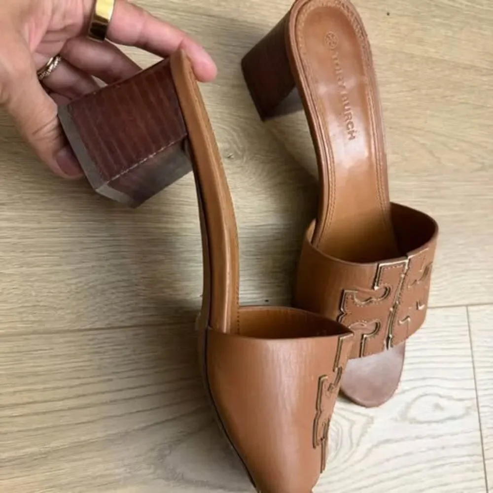 Tory Burch Ines Block Heel Slide Sandals